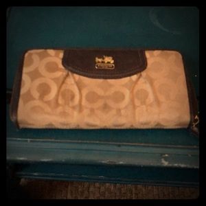 Coach Accordion Zip Wallet